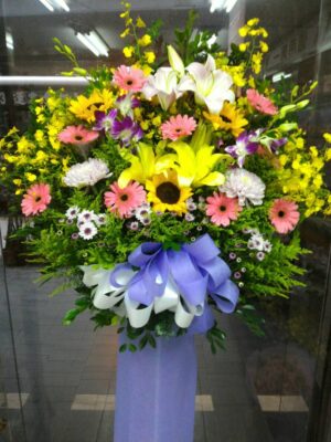 編號:A0024----黃皇高尚花籃